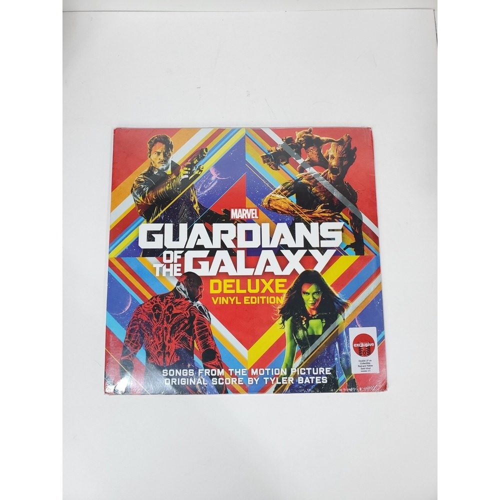 GUARDIANS OF THE GALAXY Soundtrack Deluxe 2LP RED/YELLOW VINYL ‎  NEW